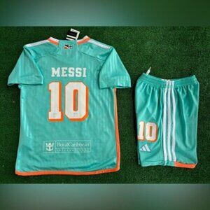 Inter Miami 3rd kit Messi kids soccer jersey Messi 2024